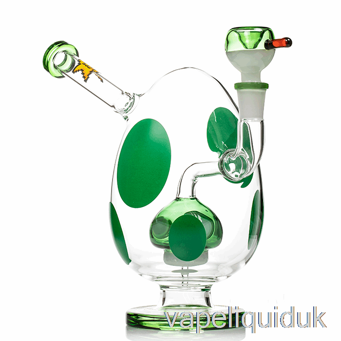 HEMPER Spotted Egg XL Bong Green Vape Juice